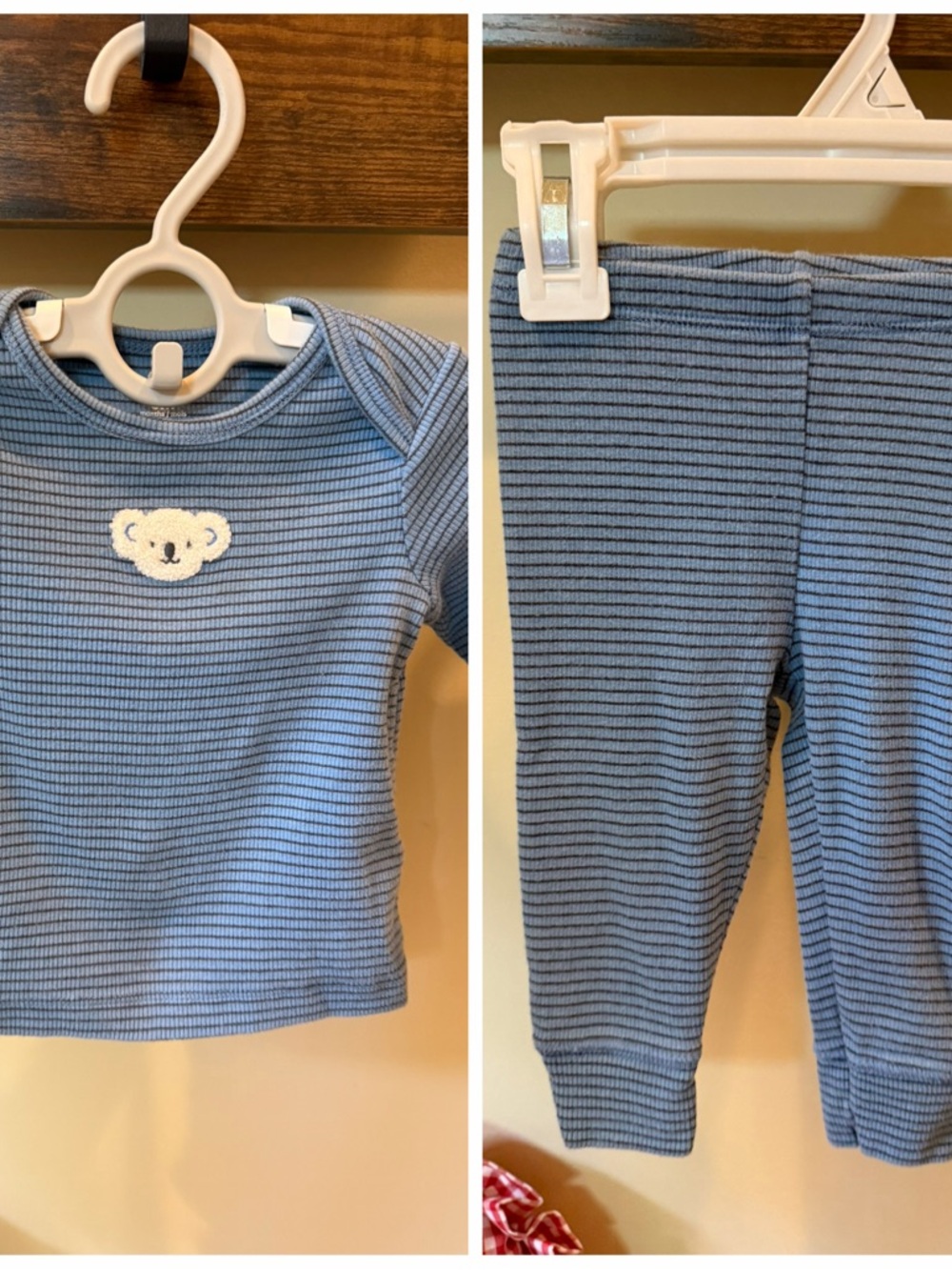 Carter's Baby Boy Two Piece Ribbed Pajama Set